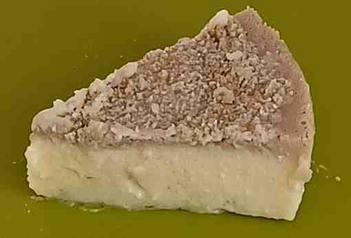 A piece of banana yogurt cake